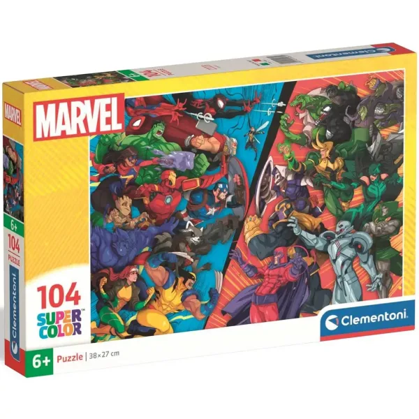 Marvel: Super Color Puzzle 104 piese - Clementoni imaginea 1