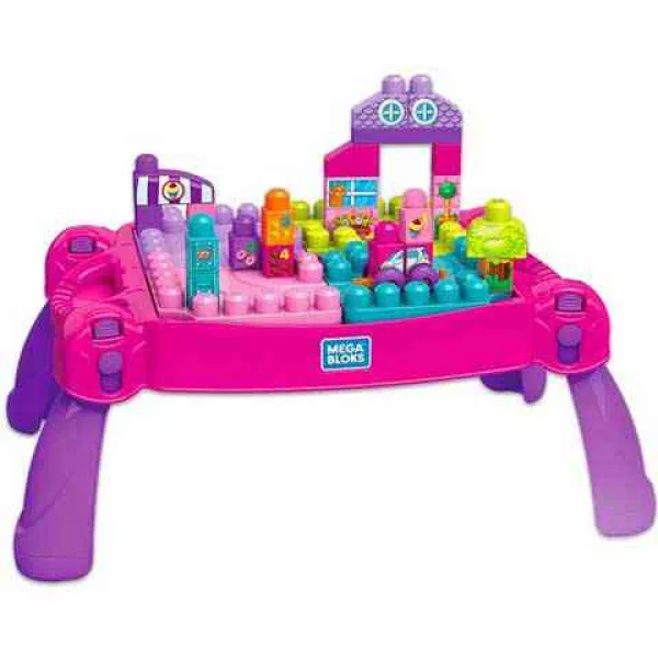 Masă de joc de construcție pentru fete - Mega Bloks imaginea 2