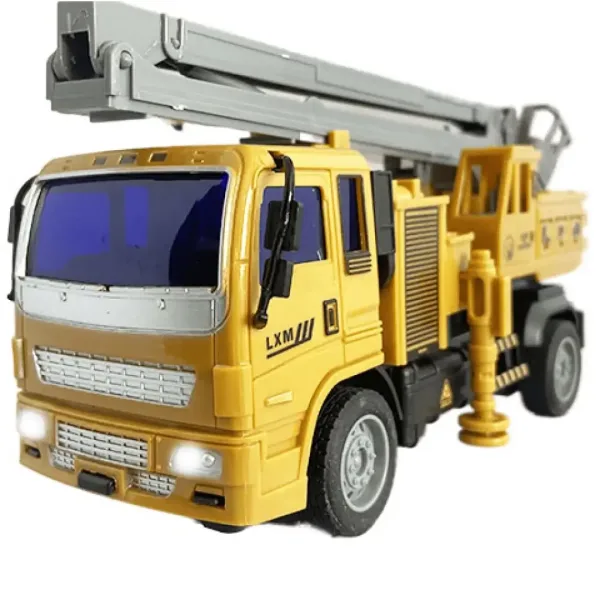 Mașină de lucru cu telecomandă RC cu coș de ridicare la scară 1/36 22cm imaginea 3
