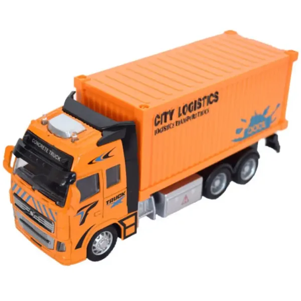 Mașină mare container vehicul cu lumini 1/38 imaginea 2