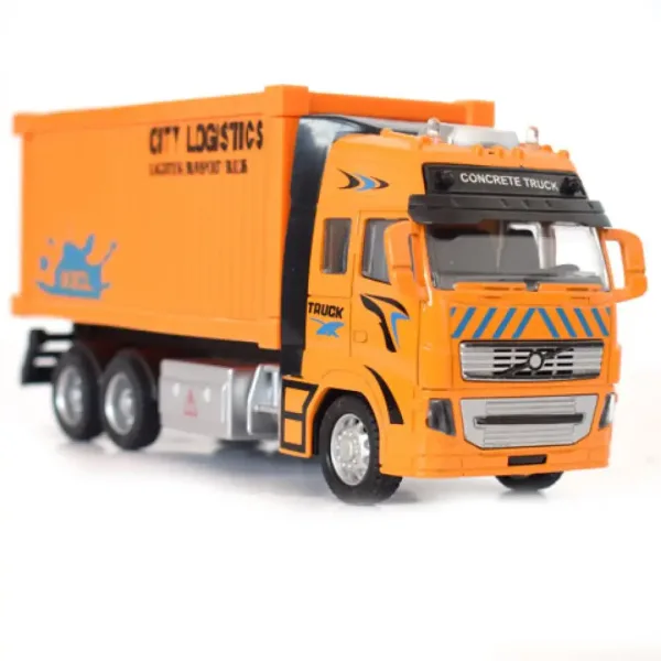 Mașină mare container vehicul cu lumini 1/38 imaginea 4