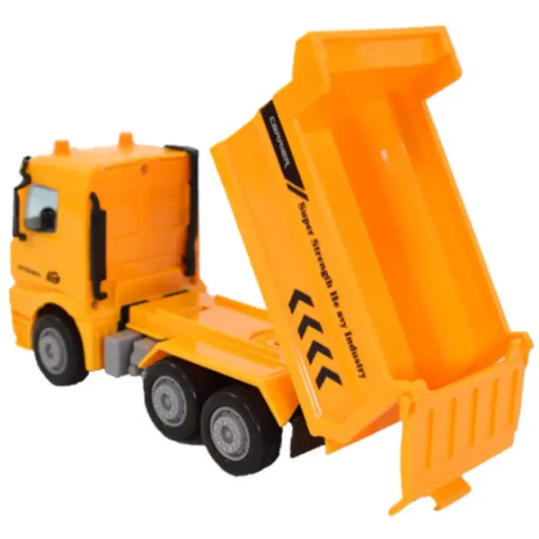 Mașină mare culoarea galbenă 17 cm imaginea 2