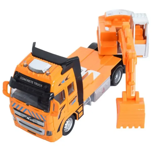 Mașină mare de culoare galbenă cu sunete și lumini 1/38 imaginea 3