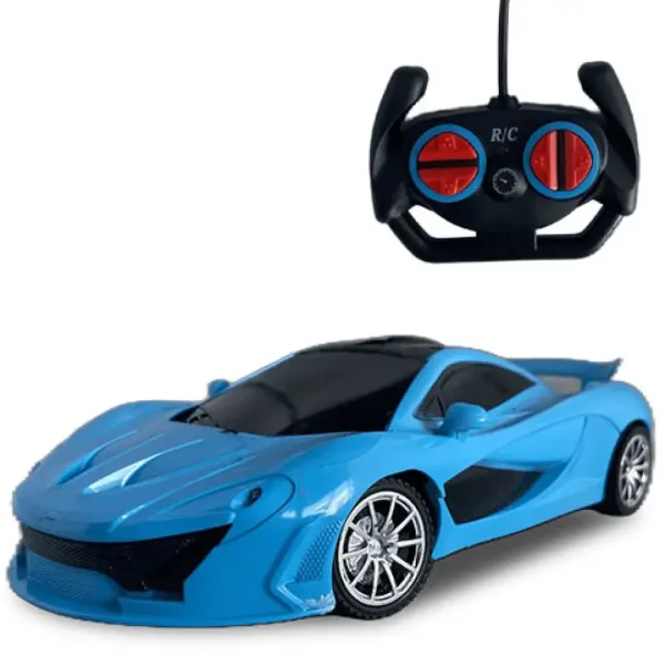 Mașină sport cu telecomandă RC cu lumină în două versiuni scară 1/22 20cm 27Mhz imaginea 3