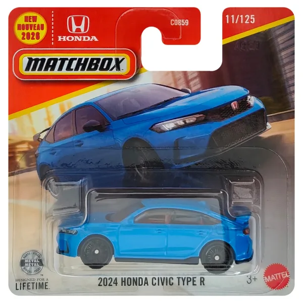 Matchbox: 2024 Honda Civic Type R mașinuță 1/64 - Mattel imaginea 1