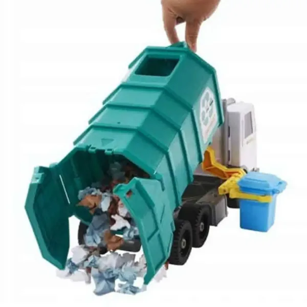 Matchbox: Camion de colectare selectivă a deșeurilor - Mattel imaginea 3