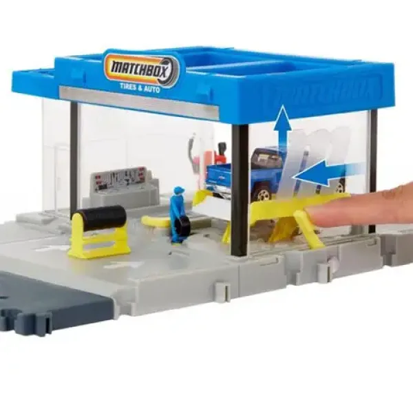 Matchbox: Set de joacă Service Auto Action Drivers - Mattel imaginea 4