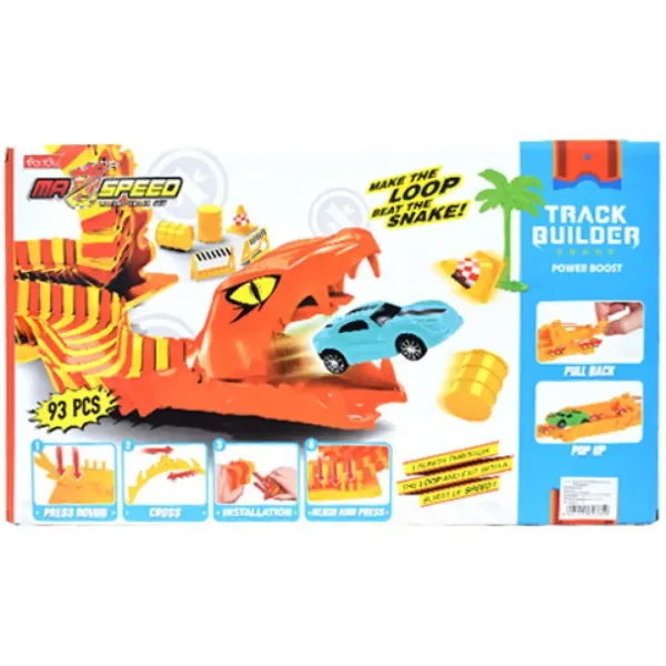 Max Speed Anakonda set autostradă cu 6 mașinuțe imaginea 4