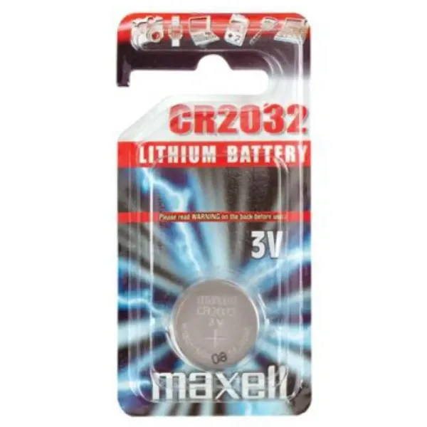 Maxell: Baterie litiu alcalină CR2032 1 bucată în pachet blister imaginea 1