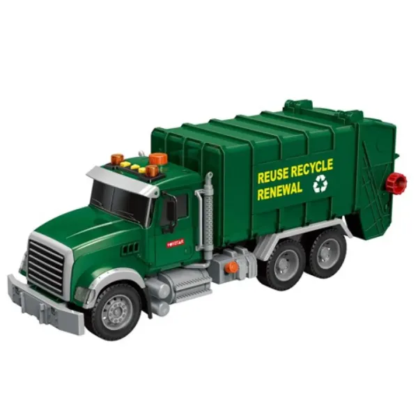 Mega Truck: Camion de gunoi cu sunete și lumini 40x14x21cm imaginea 2