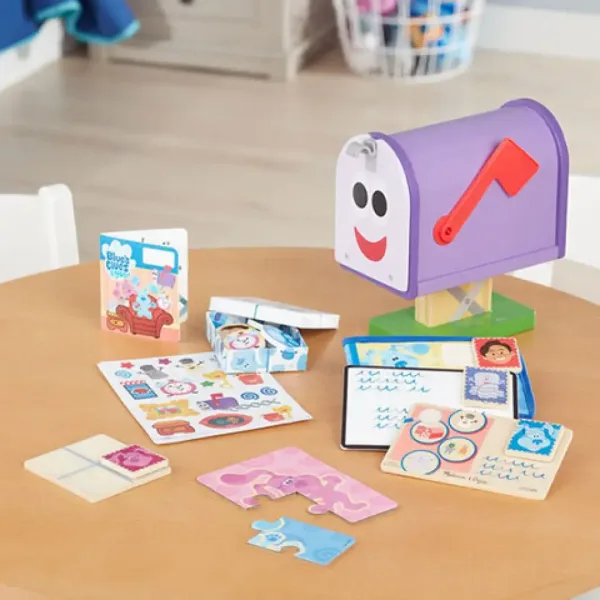 Melissa & Doug: Azur albastru cutie poștală joc educativ imaginea 3