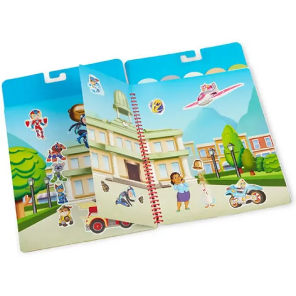 Melissa & Doug: Paw Patrol Adventure Bay caiet de abțibild reutilizabil imaginea 2