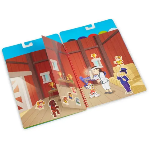 Melissa & Doug: Paw Patrol O misiune clasică caiet de abțibild reutilizabil imaginea 2