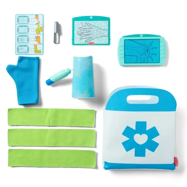 Melissa&Doug: Casts & X-Rays set medical de joacă cu imobilizare și radiografii - Spin Master imaginea 3