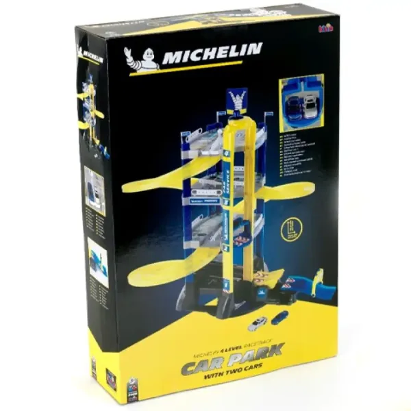 Michelin 4 nivele parcare set cu mașini imaginea 2