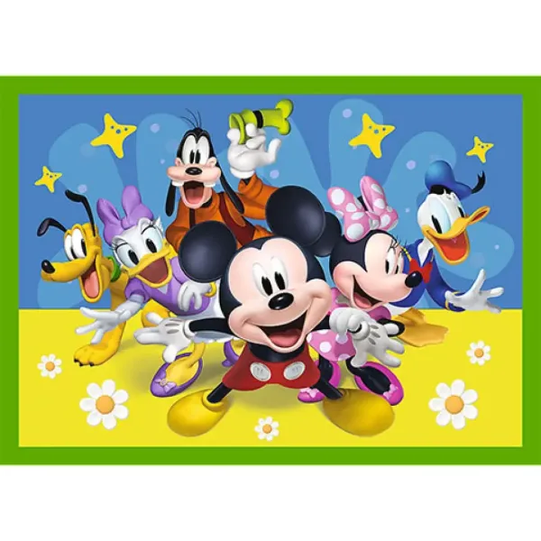 Mickey Mouse și prietenii săi – puzzle 4 în 1 - Trefl imaginea 3
