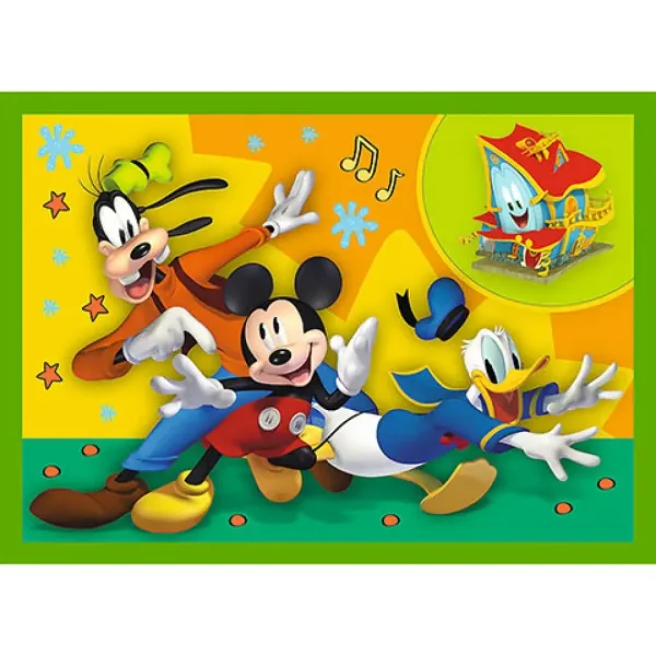 Mickey Mouse și prietenii săi – puzzle 4 în 1 - Trefl imaginea 4