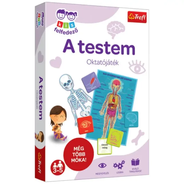 Micul explorator: Joc educativ despre corpul meu - Trefl imaginea 1