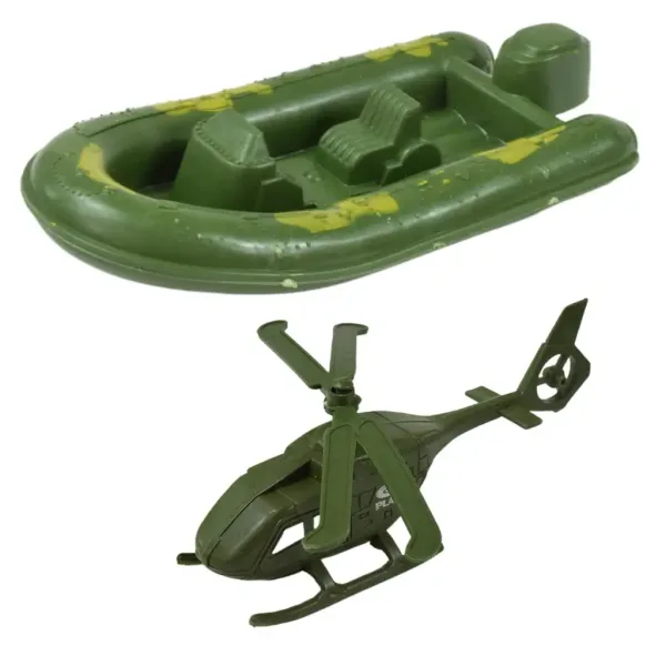 Military Set: Set de joacă militar cu vehicule și figurine de soldați imaginea 3