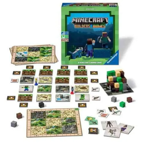 Minecraft: Builders & Boimes joc de societate - Ravensburger (limba maghiară) imaginea 2