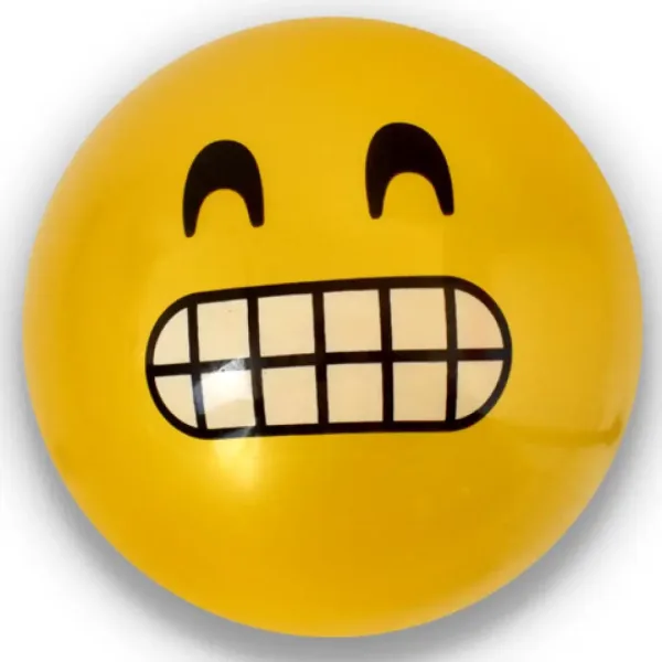 Minge de cauciuc emoji în mai multe versiuni 23cm imaginea 5