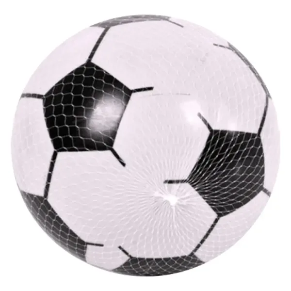Minge de cauciuc fotbal verde 23cm imaginea 2