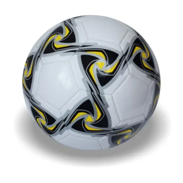 Minge de fotbal colorata din piele artificiala in mai multe variante 22cm imaginea 2