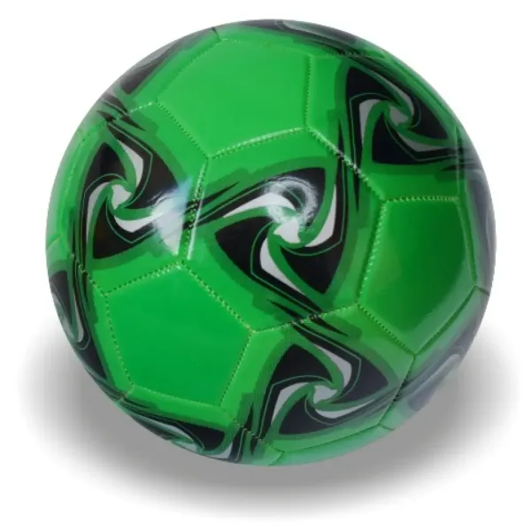 Minge de fotbal colorata din piele artificiala in mai multe variante 22cm imaginea 4