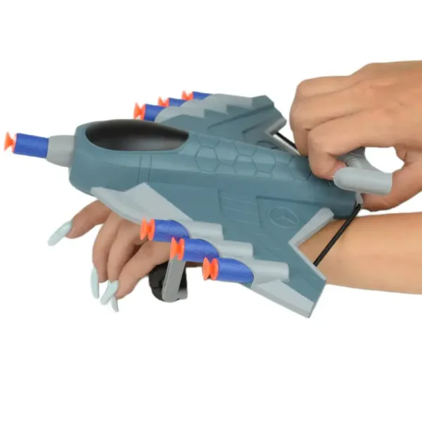 Missile Hand: Armă in formă de avion cu proiectil si tinte 23cm imaginea 3