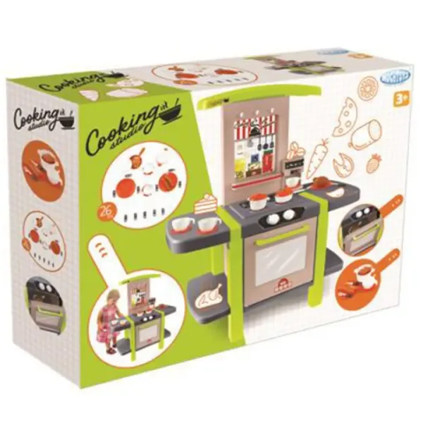 Mochtoys: Cooking studio bucătărie de joacă 26 bucăți set 80x42x101cm imaginea 2