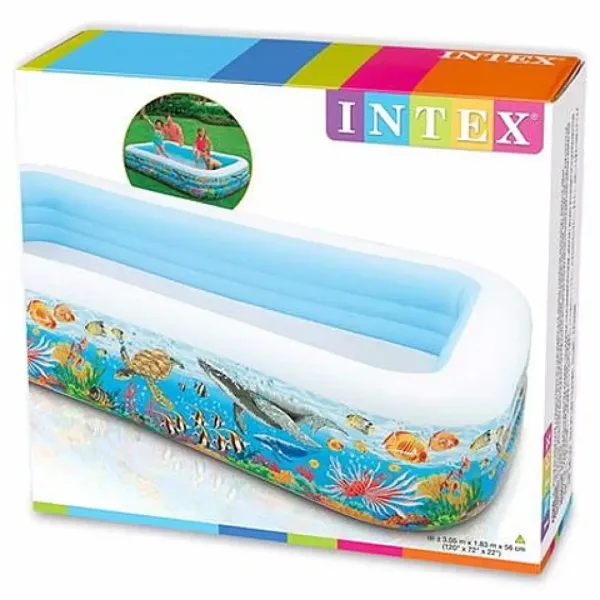 Model de mare piscină gonflabilă pentru familie 305 cm - Intex imaginea 2