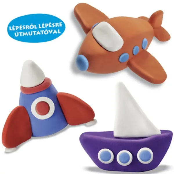 Modelight Vehicule plastilină mai multe variante 30 g 1 bucată - Carioca imaginea 2