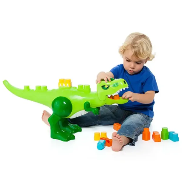 Molto: Blocks dino cuburi de construcție 30 bucăți set imaginea 3