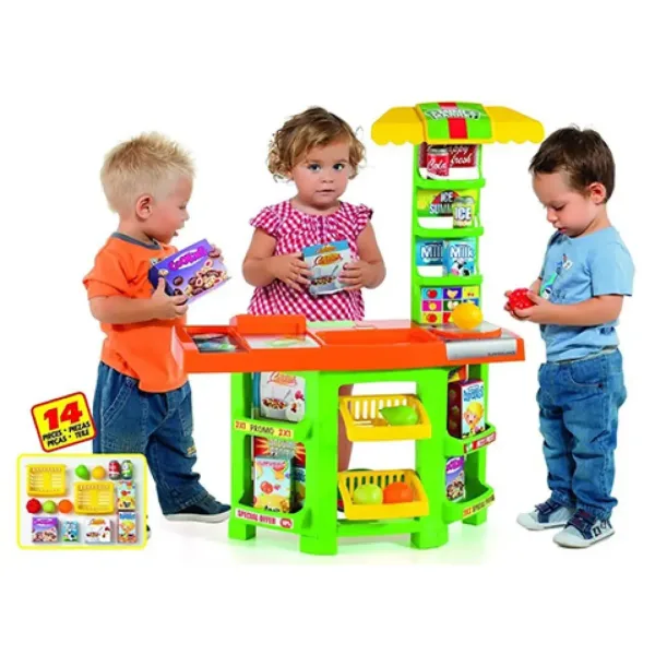 Molto: Mini Market 14 bucăți set de joacă 58x28x77cm imaginea 3