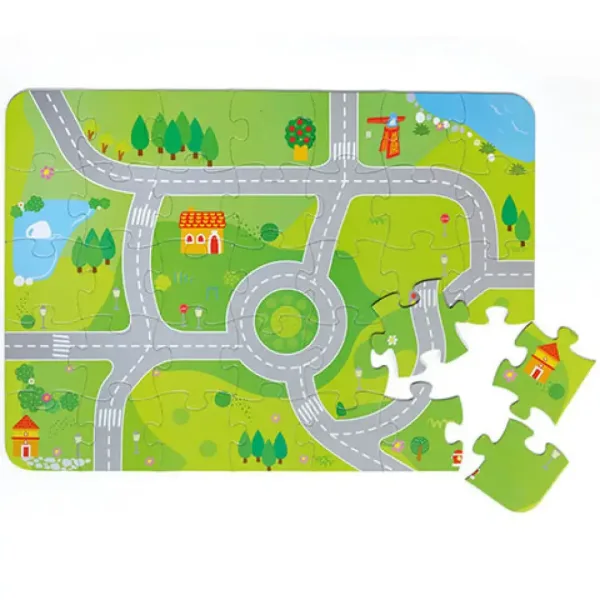 Molto: Nature City Bloks lemn jucărie de construcție 79 bucăți set imaginea 3