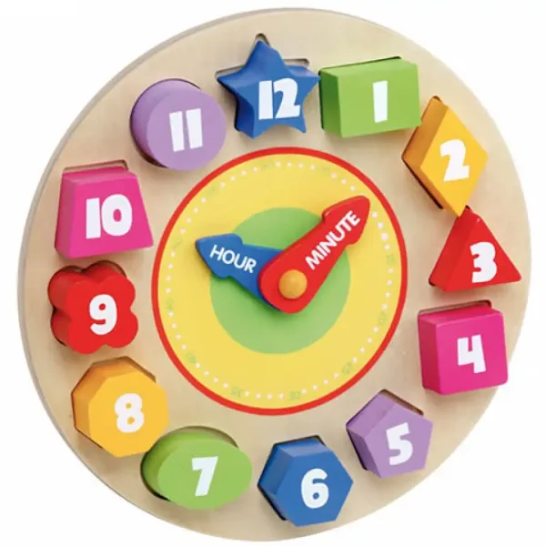 Molto: Nature Oh! Clock ceas jucărie lemn imaginea 2