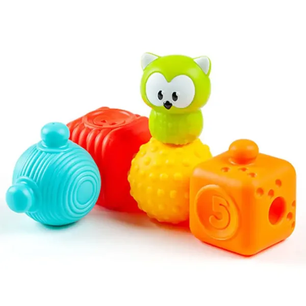 Molto: Play & Sense baby pachet de construcție educativă 5 bucăți set imaginea 2