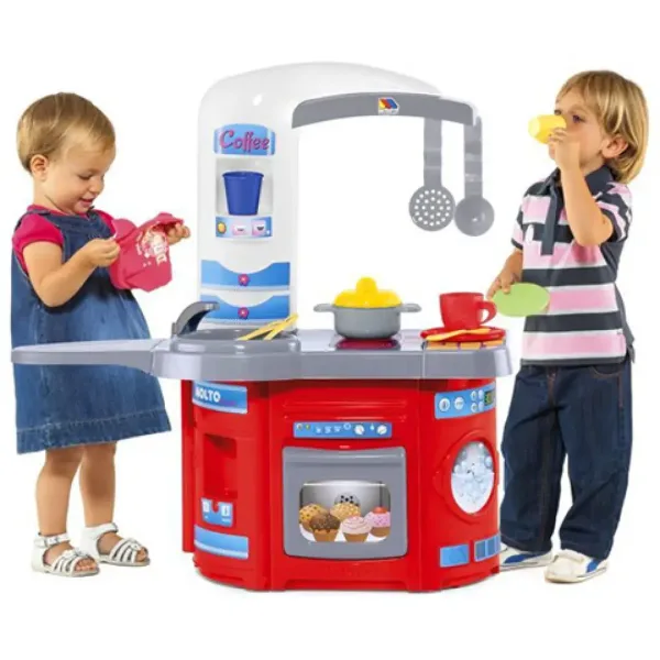 Molto: prima mea bucătărie culoarea roșie 12 bucăți set 65x27x68cm imaginea 2