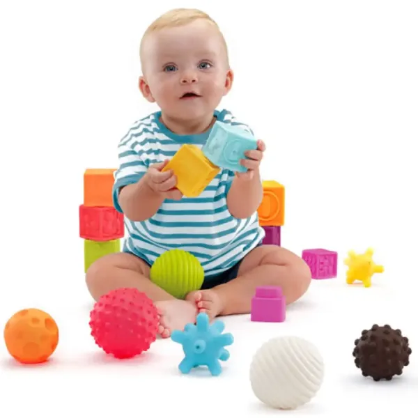 Molto: set 10 bucăți mingi moi imaginea 2