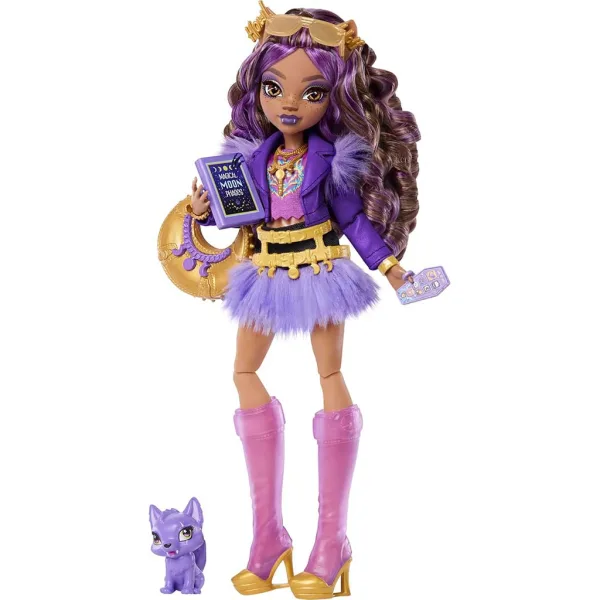 Păpușă Monster High Clawdeen Wolf cu accesorii - Mattel imaginea 3