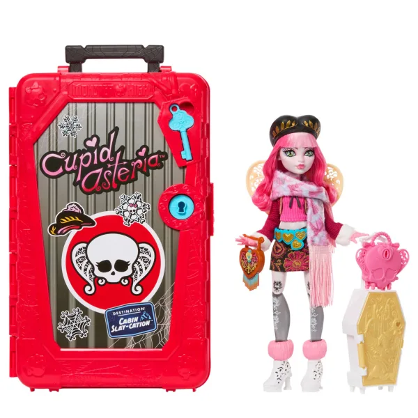 Monster High Prieteni Monstruoși Secrete - Adăpost Groaznic - Cupid Asteria - Mattel imaginea 2