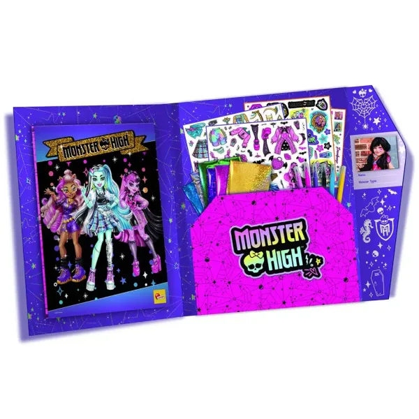 Monster High: Set creativ de colorat și îmbrăcat - Lisciani imaginea 2