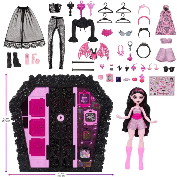 Monster High Stil Rău Draculaura cu Păpușă - Mattel imaginea 6