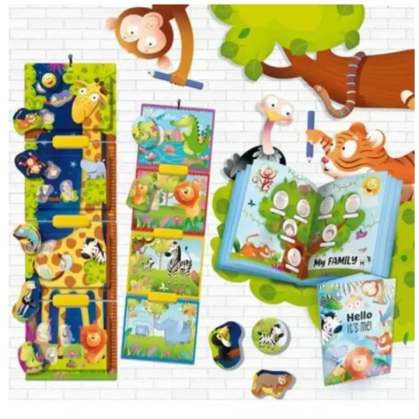 Montessori Baby: Altimetru de girafă imaginea 2