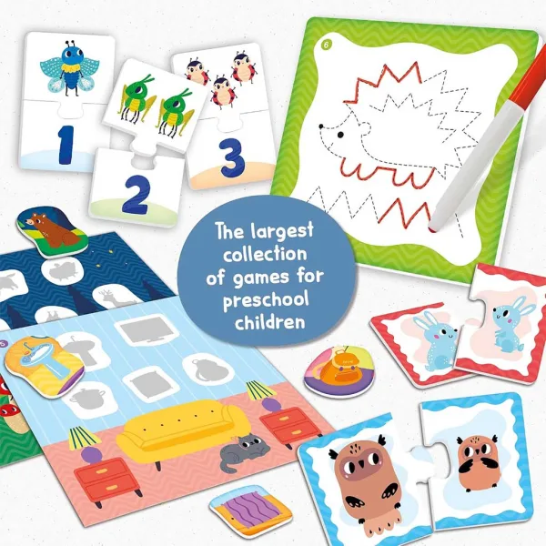 Montessori Baby: Colecție de jocuri cu 60 de jocuri de dezvoltare a abilităților - Lisciani imaginea 3