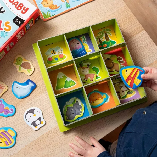 Montessori: Colecție de jocuri cu animale fericite 67buc - Lisciani imaginea 3
