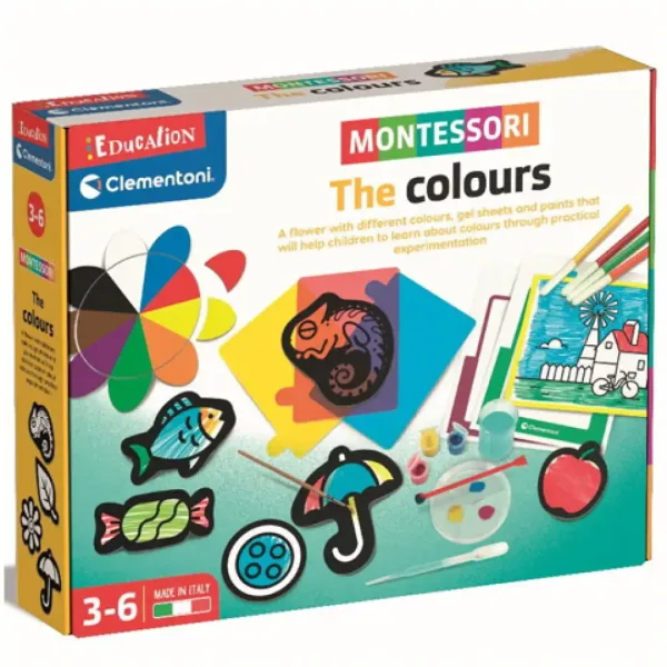 Montessori - Explorarea culorilor joc de dezvoltare - Clementoni imaginea 1