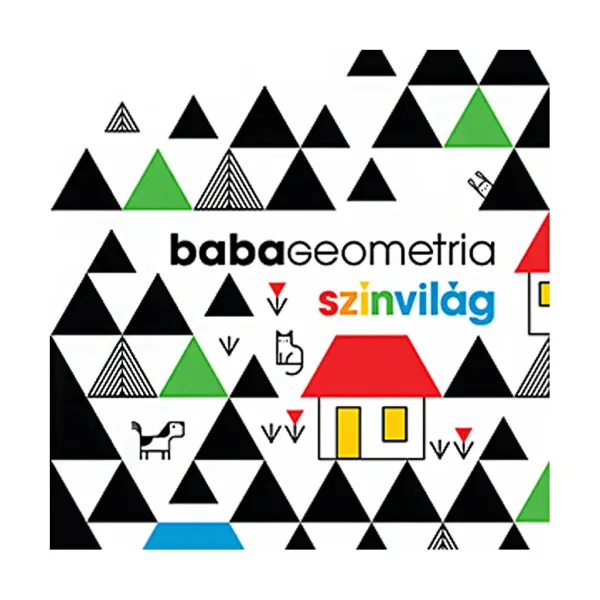 Móra: Geometria pentru copii - Carte de colorat cu pagini pentru bebeluși imaginea 1