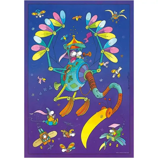 Mordillo Călătorie puzzle 500 de piese - Clementoni imaginea 2