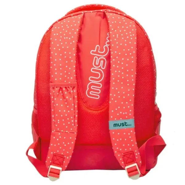 Must: Be more Minnie Mouse rucsac, ghiozdan roșu 32x18x43cm imaginea 2